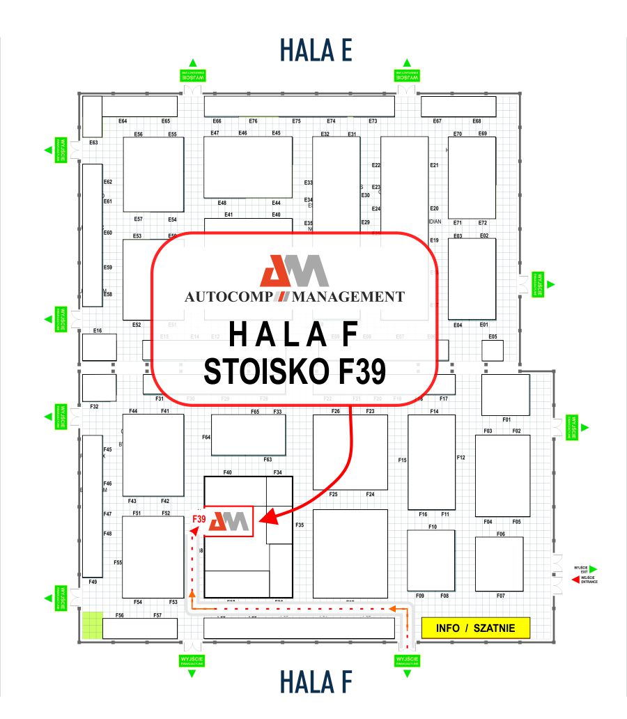 trako 2017 mapka hali